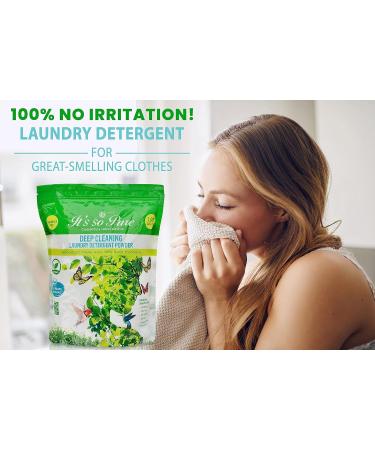 Buy It s So Pure All Natural Laundry Detergent Powder Deep Cleaning Non-toxic Vegan Fragrance Free for Sensitive Skin 100 Loads HE Compatible - Buy Online on GoSupps.com