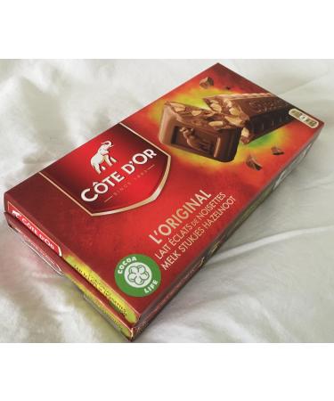  Cote D'Or Cote d'Or - Milk chocolate with hazelnut pieces 2 x 200 g (400 g) - Buy Online on GoSupps.com