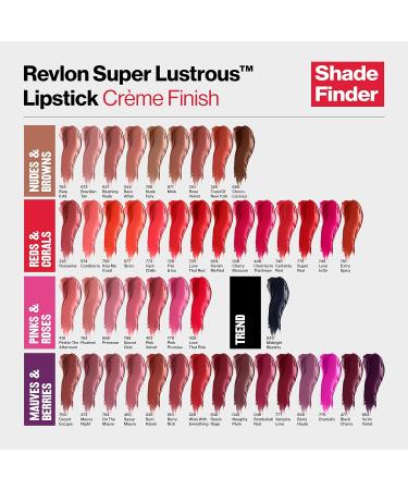 Revlon Super Lustrous Lipstick in Love Is On (745) - Moisturizing Creamy Formula with Vitamin E & Avocado Oil - Buy Online on GoSupps.com