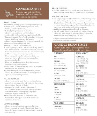 Root Candles Scented Spa Candle - Seeking Balance Aromatherapy 6.5oz Wood Wick Lime + Galbanum - Handcrafted International Shipping - Buy Online on GoSupps.com