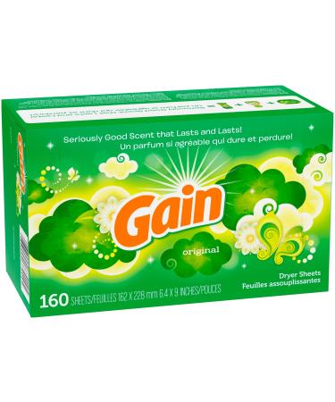 Gain Dryer Sheets - Original - 160 ct