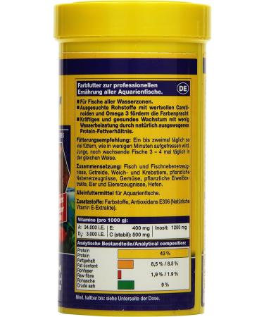 JBL NovoColor 30157 - Complete Food for Colorful Aquarium Fish | 250ml Flakes | Premium Fish Food Online - Buy Online on GoSupps.com