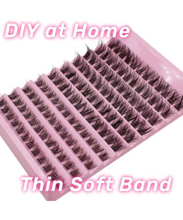 Selawasty 120pcs DIY Eyelash Extensions Clusters D Curl | Wispy Lashes Cluster for At-Home Individual Lash Extensions - Buy Online on GoSupps.com