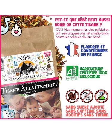  Nab r Nab r - Secret Breastfeeding Herbal Tea N 1 BIO 250 Gr Booster 4-in-1 Herbal Tea Fennel Caraway Fenugreek Honeybush Colic Lactation 0% theine +125 Cups - Buy Online on GoSupps.com