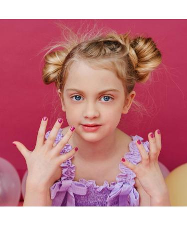 Miss Nella Little Poppet Purple Nail Polish for Kids - Non-Toxic, Odor-Free Formula | Safe & Natural Water Based for Children and Toddlers - Buy Online on GoSupps.com