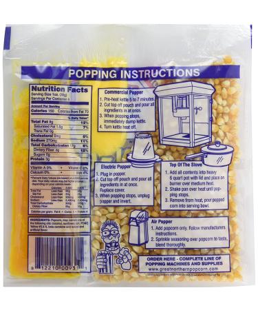 Great Northern Popcorn 4oz Premium Portion Packs - Case of 24 | Delicious and Convenient Snack Solution - Buy Online on GoSupps.com