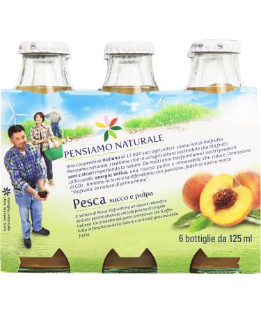Jus de p che Valfrutta 6 x 125 ml - Buy Online on GoSupps.com