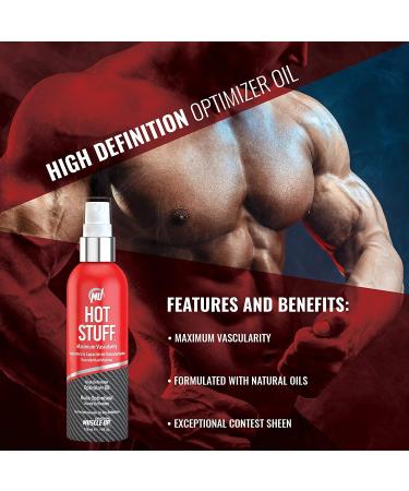Pro Tan Hot Stuff Maximum Vascularity Posing Oil (4 fl. oz) - Original Muscle Up - Buy Online on GoSupps.com