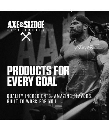 Axe & Sledge WHEY More Premium Protein Blend | 24g Protein Whey Concentrate & Isolate | Prebiotic Fiber for Enhanced Absorption | Creamy Delicious Versatile | 30 Servings Honey Grizzly Graham - Buy Online on GoSupps.com