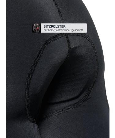 Sch ffel Women's Skin Pants 8h L - Breathable Stretch Bike Underpants with Bacteriostatic Silver Nitrate Treatment Body Mapping Size 46 Black | Ultimate Comfort for Cycling - Buy Online on GoSupps.com