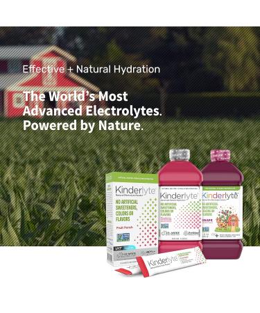Kinderlyte Original Electrolyte Powder - Natural Fruit Punch | 2-3x More Electrolytes & 80% Less Sugar | No Artificial Additives | 6 Count - Buy Online on GoSupps.com