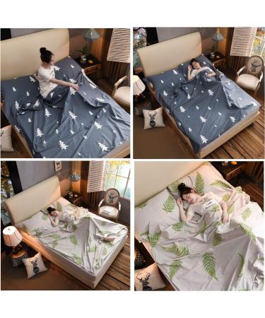 Azarxis Cotton Sleeping Bag Liner - Lightweight Travel Sheet for Camping and Backpacking - White, Size L - Buy Online on GoSupps.com