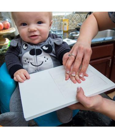 Co Little Baby Handprint & Footprint Kit with Date & Name Stamp - Clay Picture Frame for Newborn - Unique New Mom Gift - Gender-Neutral Keepsake for Baby - White Feet Imprint Mold - Buy Online on GoSupps.com