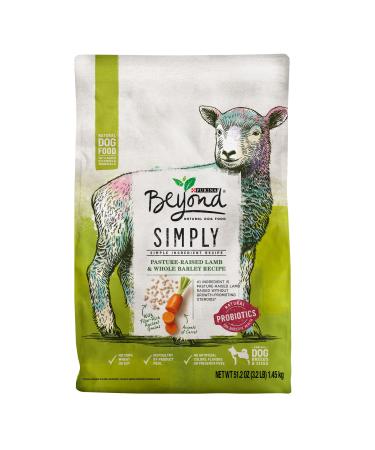 Purina Beyond Simply, Natural Lamb & Whole Barley Adult Dry Dog Food 3.2 lb. Bag