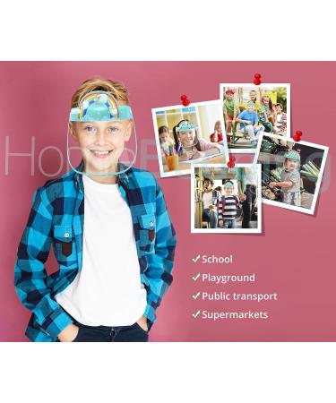General Use Protective Face Shield Multi Packs (5x Kids Shields Rainbow) - Buy Online on GoSupps.com