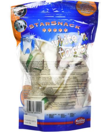 Nobby White'n Tasty Chewing Knots - Colorful Dog Treats (10-11.5 cm 150g 5 pcs) | International Shipping - Buy Online on GoSupps.com