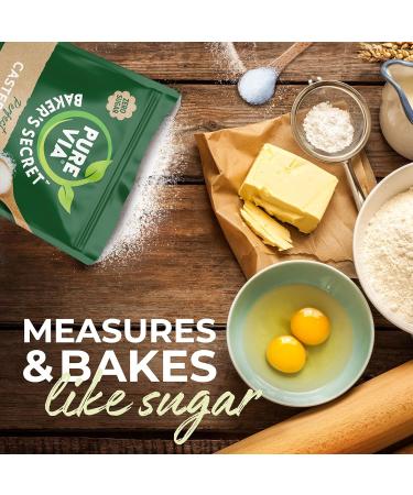 Pure Via Baker s Secret 1kg Caster Sugar Alternative Perfect for Baking Sweetener Crafted with Acacia Gum 1 x 1kg - Buy Online on GoSupps.com