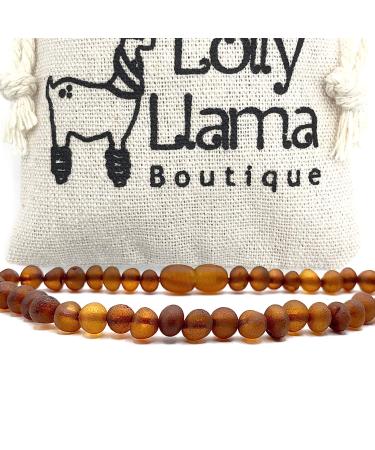 Adult Raw Baroque Baltic Amber Necklace - All Natural Pain Relief for Adults to Help Migraines Sinus Arthritis and More! - Raw Cognac (18 Inches) 18 Inch (Pack of 1)