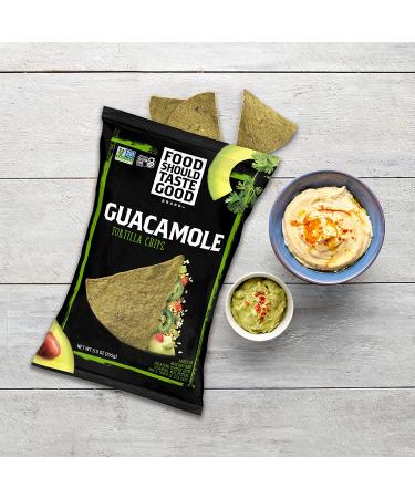 Food Should Taste Good Gluten Free Tortilla Chips - Guacamole Flavor, 5.5 oz (Pack of 1) - Buy Online on GoSupps.com