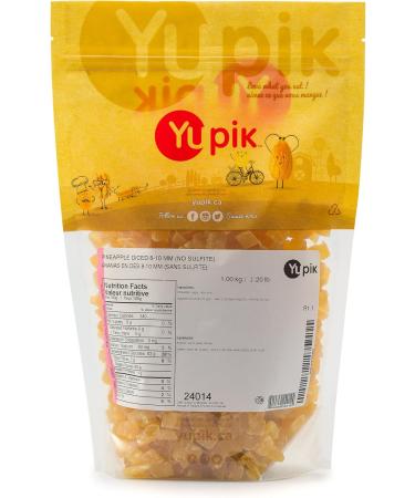 Yupik Diced Pineaple Sulfite-Free Candied Fruit 1Kg 1 kg (Pack of 1) - Buy Online on GoSupps.com