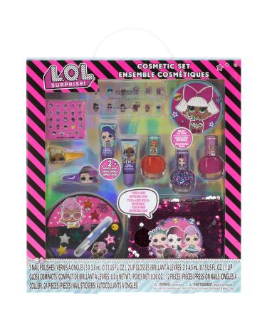 L.O.L. Surprise! Townley Girl Ultimate Makeover Set with over 20 Pieces  Including Lip Gloss  Nail Polish  Press-On Nails  Nail Stickers and Reversible Sequin Bag  Ages 5+ - Buy Online on GoSupps.com