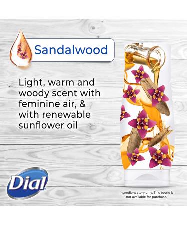 Dial Pure Moisture Body Wash Sandalwood 14 oz - Hydrating, Nourishing Formula - Buy Online on GoSupps.com