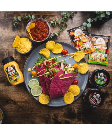 Texmex Salsa Chunky Dip - Vegan Gluten Free Lactose Free - Spicy: Spicy - 260g - Buy Online on GoSupps.com