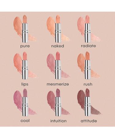 Nude Envie Vegan Lipstick - Paraben & Cruelty Free Lipstick Infused with Vitamin E and Jojoba Oil (Naked) - Buy Online on GoSupps.com