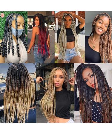 Xtrend 26 Inch EZ Braids 8Packs Blue Pre-Stretched Easy Braiding Hair Extensions for Box Braids Hair Hot Water Setting Synthetic Fiber Hair Extensions Blue# 26 Inch (Pack of 8) Blue - Buy Online on GoSupps.com