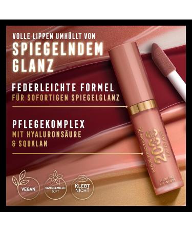 Max Factor 2000 Calorie Lip Glaze Full Shine Lip Gloss in Pink Fizz - Buy Online on GoSupps.com