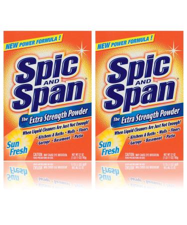 Spic and Span Sun Fresh Multi-Surface Extra Strength Powder 27-Ounces (2-Pack)