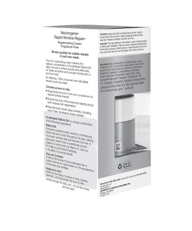 Neutrogena Rapid Wrinkle Repair Cream 1.7 oz Fragrance-Free (50ml) - 2 Pack - Buy Online on GoSupps.com