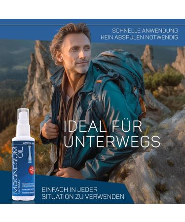 WaterSalt AG Water & Salt 100 ml Classic magnesium oil Zechstein magnesium spray dermatologically tested magnesium oil magnesium spray certified natural product magnesium oil free of additives - Buy Online on GoSupps.com