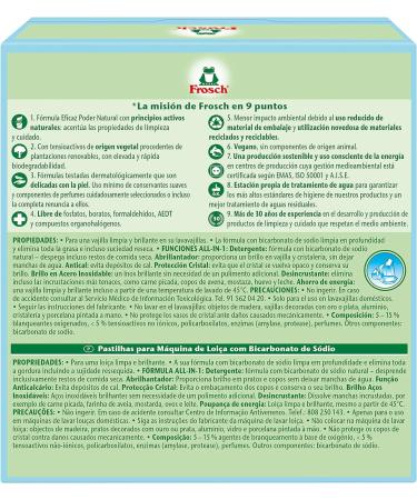 Frosch Machine washer baking soda tablets - 600 g - Buy Online on GoSupps.com