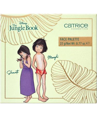 Catrice Disney The Jungle Book Face Palette - Vegan Contouring Palette 4 Colors for Defined Natural Radiance - 22g (No. 020 Wild About You) - Multi-Colored Oil-Free Paraben-Free - Buy Online on GoSupps.com