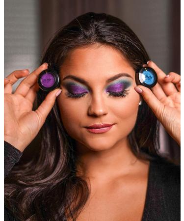 Skone Cosmetics Gems Eyeshadow- Highly Pigmented Longwear Eye Makeup in Purple with Pro Shimmery Finish - Ultra-Blendable Single Eyeshadow, Slightly Shimmer Shades - Flowers - Buy Online on GoSupps.com