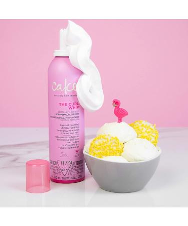 Cake Beauty Curl Whipped Mousse - Vegan Curl Defining & Volumizing Mousse with Aloe Vera & Vitamin E for Flexible Hold - Sulfate & Cruelty Free - Buy Online on GoSupps.com