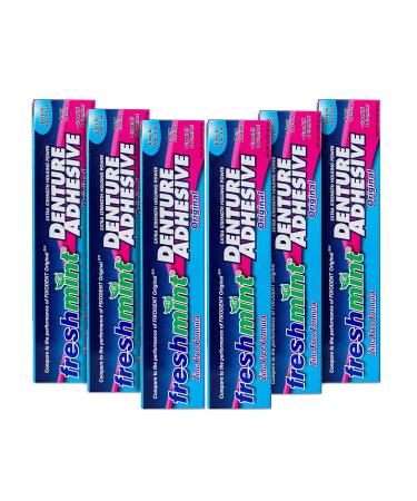 Buy 6 Tubes of Freshmint 2 oz. Zinc-Free Denture Adhesive with Natural Beeswax - Fast International Shipping - Buy Online on GoSupps.com