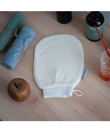 Berber's Treat Kessa Exfoliating Glove - White Ingrown Hair & Tan Remover Mitt - Buy Online on GoSupps.com
