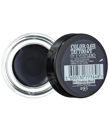 Maybelline Colour Tattoo 24 Hour Eye Shadow - Timeless Black #60 - Buy Online on GoSupps.com