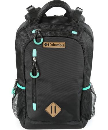 Columbia Carson Pass Backpack Diaper Bag - Black Large Diaper Bag with Multiple Organizer Pockets and Thermal Bottle Pocket with Therma-Flect Radiant Barrier