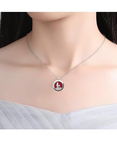 FIKA Ariel Little Mermaid Air Freshener Diffuser Locket - Aromatherapy Essential Oils Necklace for International Shipping - Buy Online on GoSupps.com