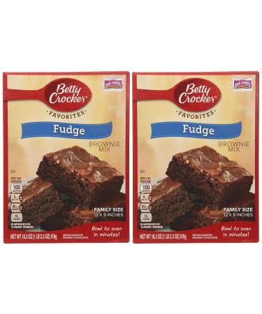 Buy Betty Crocker Fudge Brownie Mix Family Size 18.3oz (Pack of 4) - International Shipping Available - Buy Online on GoSupps.com