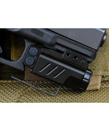 HILIGHT Enforcer Series Tactical LED Flashlight with Green/Blue Laser and Dot Sight for Pistol, Airsoft Gun, Tactical Gear | Weaver/Picatinny Rail Compatible - Buy Online on GoSupps.com