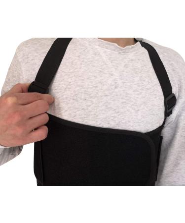 Solmyr Rib and Chest Support Brace - Breathable Rib Belt for Bruised Ribs and Sternum Injuries - L/XL Size - Buy Online on GoSupps.com