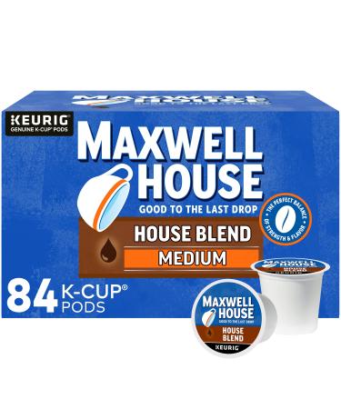 Maxwell House House Blend Medium Roast K-Cup Coffee Pods (84 ct Box) House Blend 84 Pods