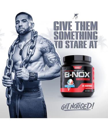Betancourt Nutrition B-Nox Androrush Pre Workout Supplement - SNO-Cone Flavor | 3 Creatine Blend, BCAA's, Beta-Alanine, Energy | 35 Servings - Buy Online on GoSupps.com