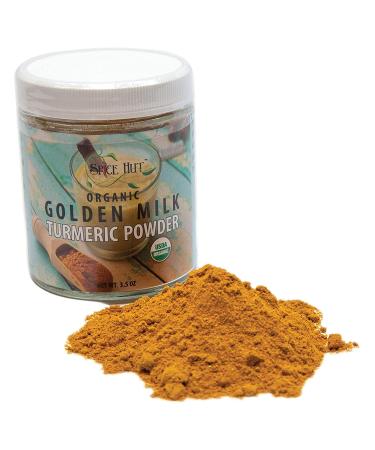 Organic Golden Milk Turmeric Powder 3.5oz | All Natural by The Spice Hut - Buy Online on GoSupps.com