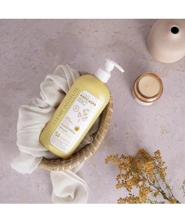 Clear Institute Anti-Dandruff Shampoo - Cleans Soothes and Moisturizes | No Sulfates Parabens or Silicones SLS | 95% Natural Ingredients | Eliminates Dandruff and Itching - 400 ml - Buy Online on GoSupps.com