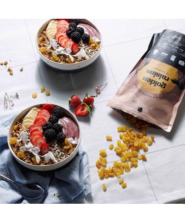 Gourmanity South African Golden Raisins 2 LB Bulk Pack - Sultanas for Baking - No Sugar Added - 32oz - Buy Online on GoSupps.com